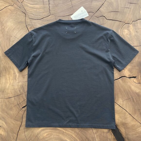 Maison Margiela - Relaxed Signature Iconic Logo Embroidered Distressed T FW24 - Picture 8 of 16